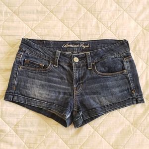American Eagle Low Rise Jean Shorts